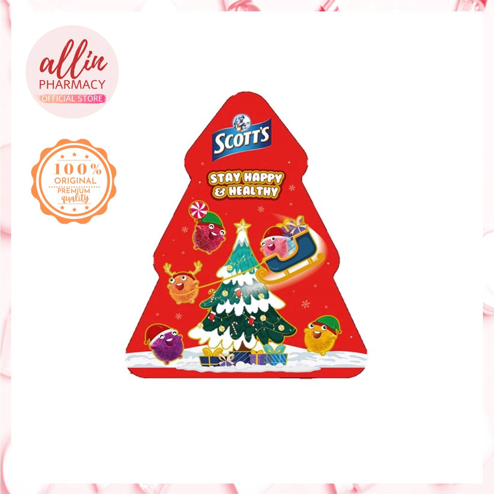 Scott's Christmas Assorted Gummies Pack 2X15s + 50's (EXP 01/24)